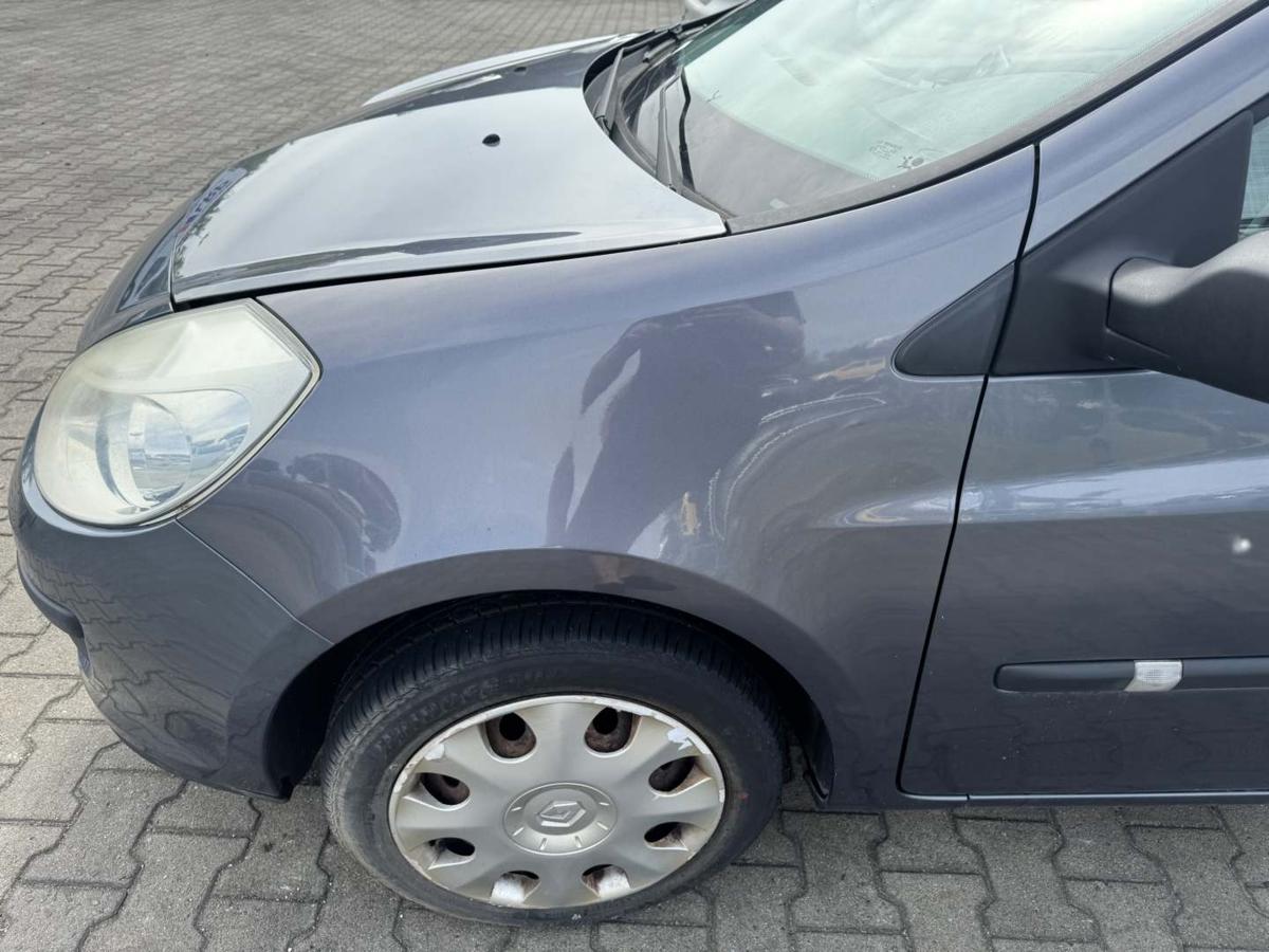 Renault Clio 3 Grandtour original kotfl&uuml;gel vorn links TEJ47 Bleu gris Bj.2009